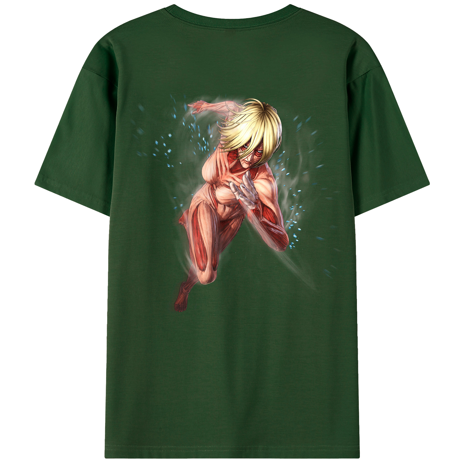 （画像用） 進撃の巨人 Attack on Titan 綿100％半袖Tシャツ（背面プリント）
